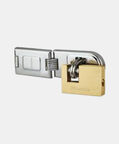 Master Lock Polished Brass Rectangular Padlock, Packshot View