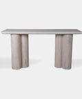 Home Deco and More Acacia Wood Spherical Legs Console, Packshot View