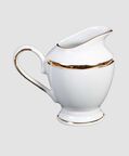 Silver-rimmed Porcelain Creamer