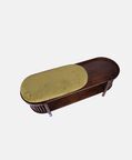 Home Deco and More Martinelli Hallway Olive Bench, Olive, 122x40x47-cm, Packshot View