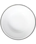 Silver-rimmed Soup Plates 6-piece Set - 20 Cm