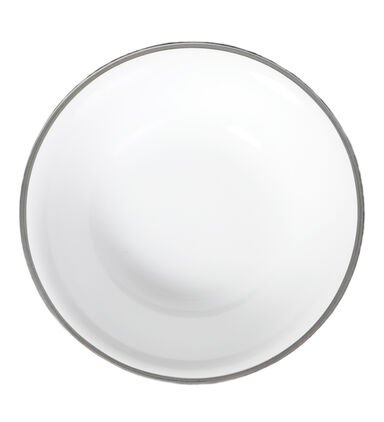 Silver-rimmed Soup Plates 6-piece Set - 20 Cm