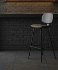 Home Deco and More Nappo Metal Bar Chair, Packshot View