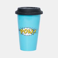 Pow Printed Travel Mug