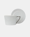 Porcelain Lungo Cup Saucer Set