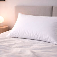Home Deco and More Silicone Firm Filling Pillow, White, 50x75-cm, Packshot View