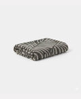 H and S Collection Cotton Woven Plaid Throw, Beige, Packshot View