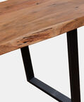 Home Deco and More Edge Wood Dinning Table, Packshot View