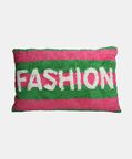 Kersten Fashion Inscribed Rectangular Cotton Throw Pillow, Packshot View
