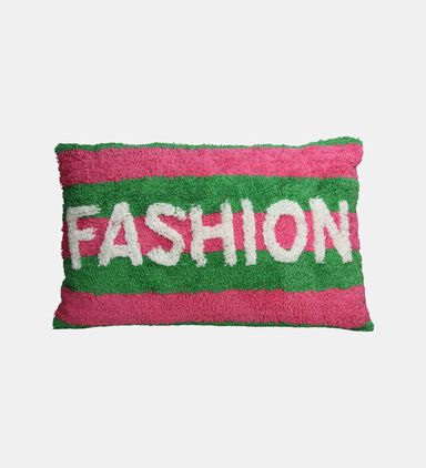 Kersten Fashion Inscribed Rectangular Cotton Throw Pillow, Packshot View