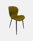 Home Deco and More Tong Dining Chair, Mustard, Packshot View