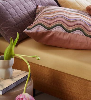 Essenza Sol Cotton Satin Duvet Cover, Pink, 240x220-cm, Packshot View