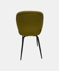 Home Deco and More Tong Dining Chair, Mustard, Packshot View