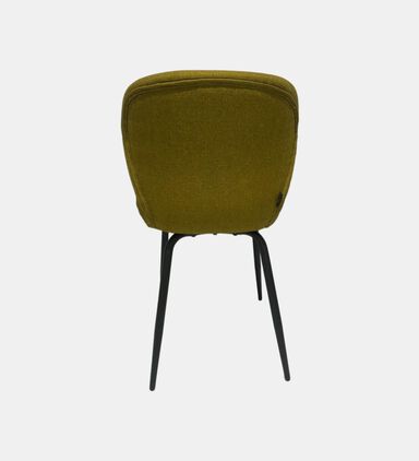 Home Deco and More Tong Dining Chair, Mustard, Packshot View